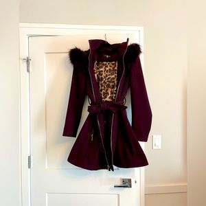Laundry by Shelli Segal Wrap Wool Coat